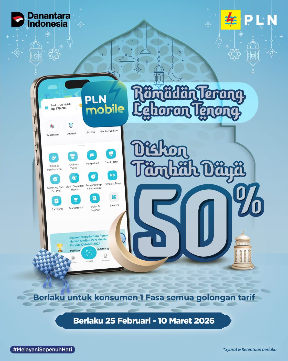 Bulan Ramadan 1447 H, PLN Hadirkan Promo Tambah Daya Melalui PLN Mobile